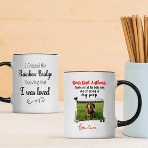 Personalized Dachshund Memorial Mug – Custom Pet Photo & Name Rainbow Bridge Gift – 89Prints