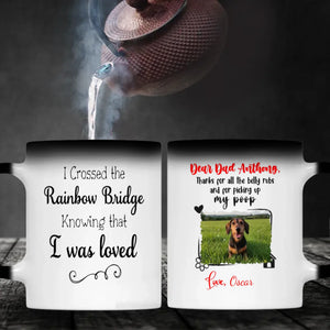 Personalized Dachshund Memorial Mug – Custom Pet Photo & Name Rainbow Bridge Gift – 89Prints