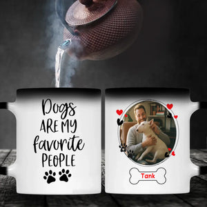 Personalized Bull Terrier Mug - Custom Round Frame with Photo and Name - 89Prints