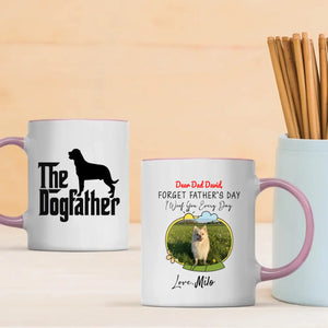 Personalized Pomeranian Mug – Custom Photo & Name Gift for Dog Dad 