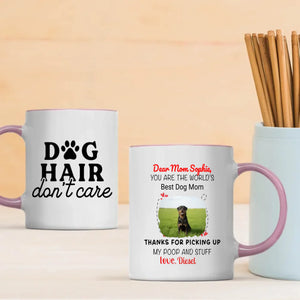 Personalized Rottweiler Dog Mug With A Cute Paw Print & Photo Frame - 89Prints