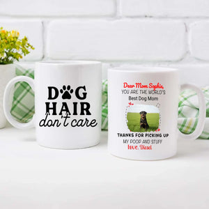 Personalized Rottweiler Dog Mug With A Cute Paw Print & Photo Frame - 89Prints
