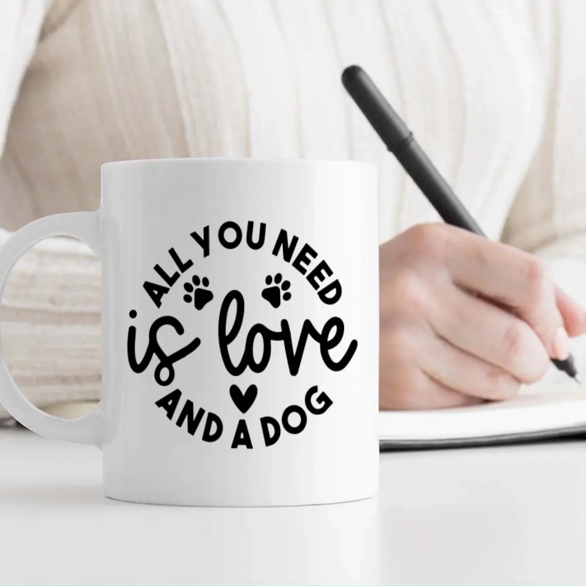 Personalized Bichon Frise Dog Mug With A Cute TV Shaped Photo Frame - 89Prints