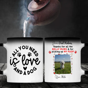 Personalized Bichon Frise Dog Mug With A Cute TV Shaped Photo Frame - 89Prints