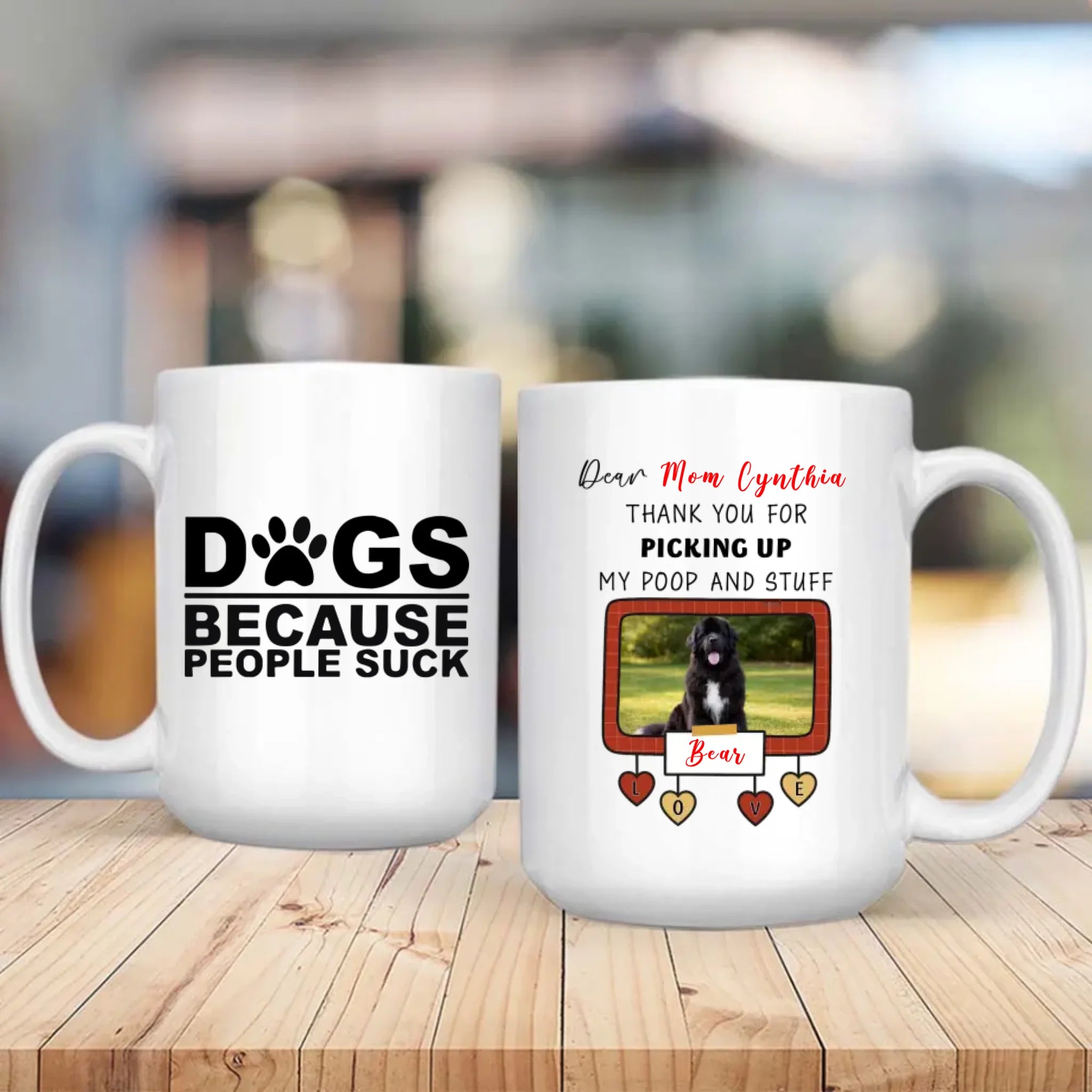 Customized Newfoundland Mug – Dear Mom, 