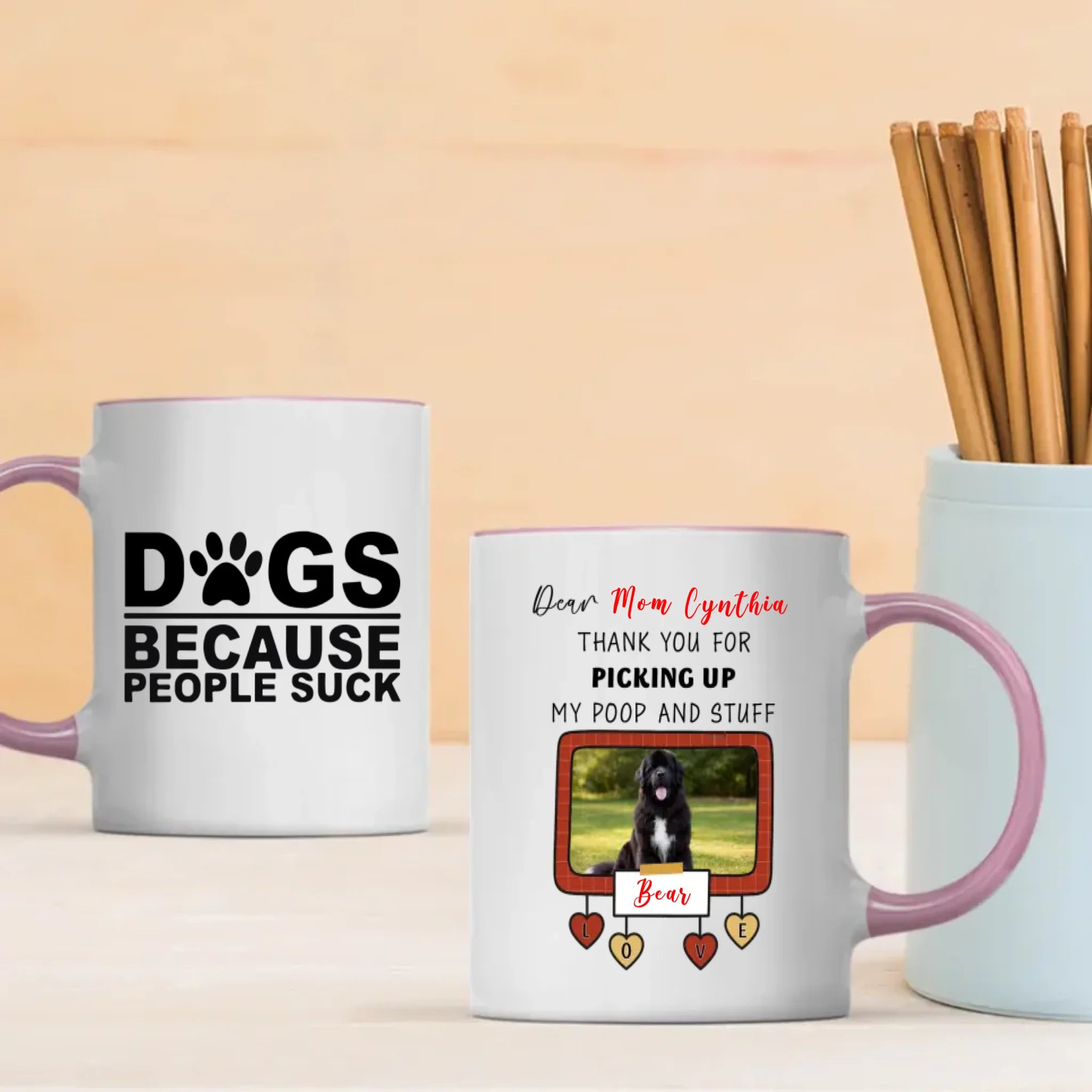 Customized Newfoundland Mug – Dear Mom, 