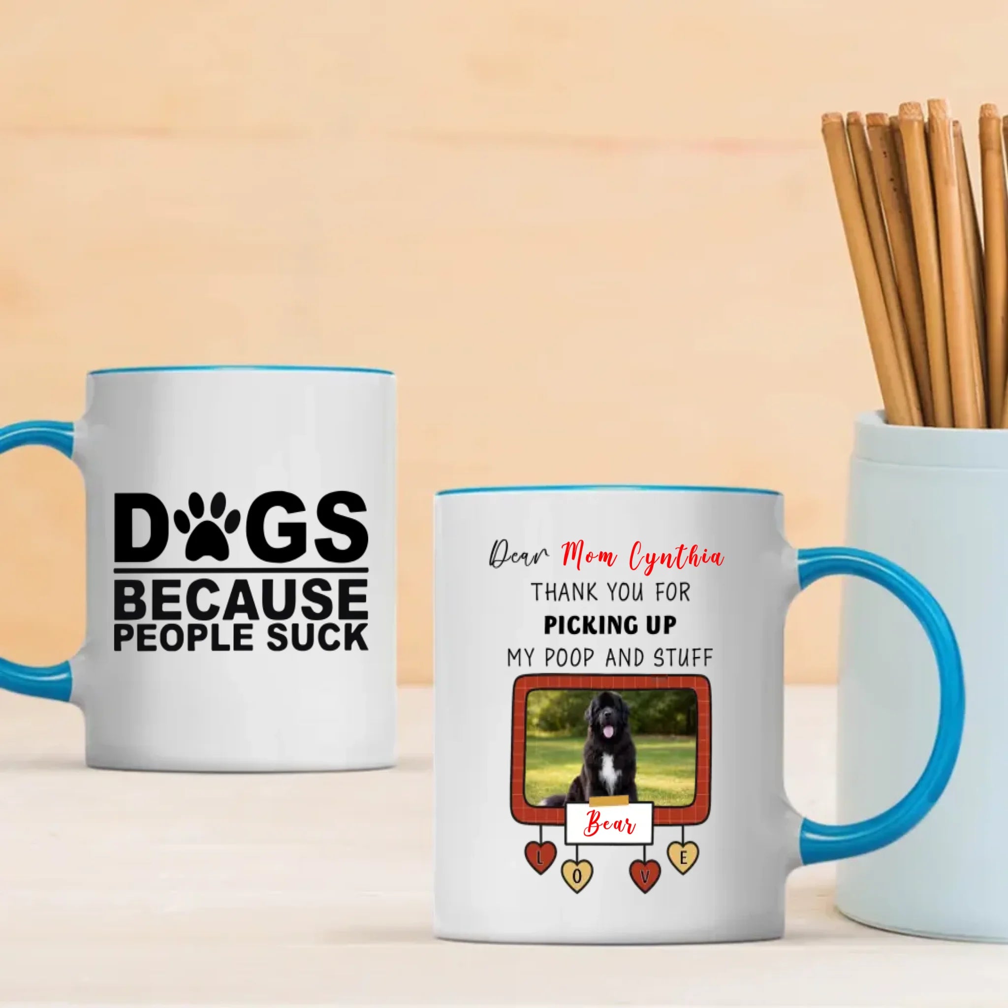 Customized Newfoundland Mug – Dear Mom, 