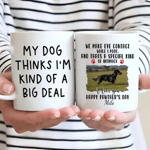 Custom Dachshund & Dog Lover Mug With A Cute Photo Frame - 89Prints