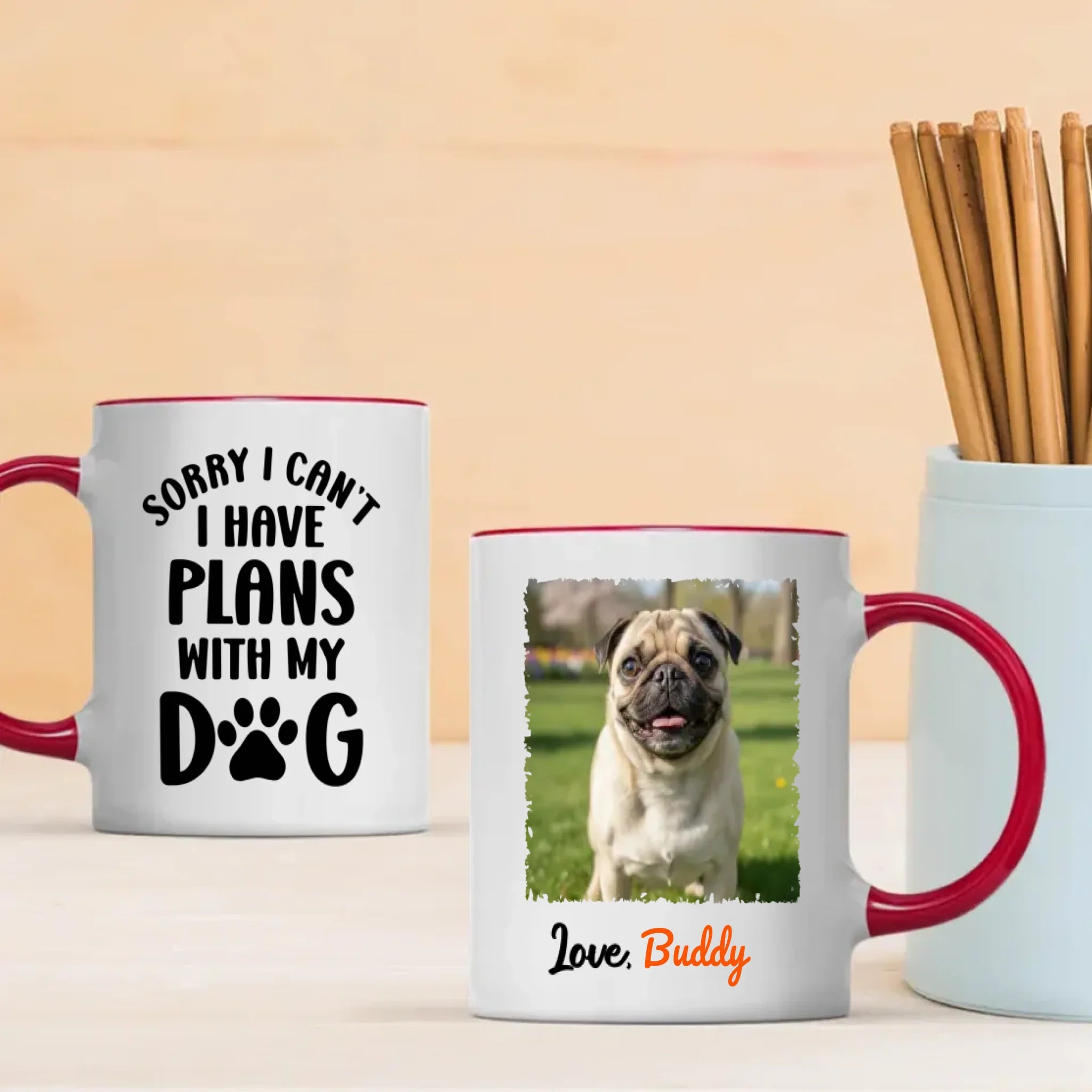 Customized Pug Mug Gift With The Quote 