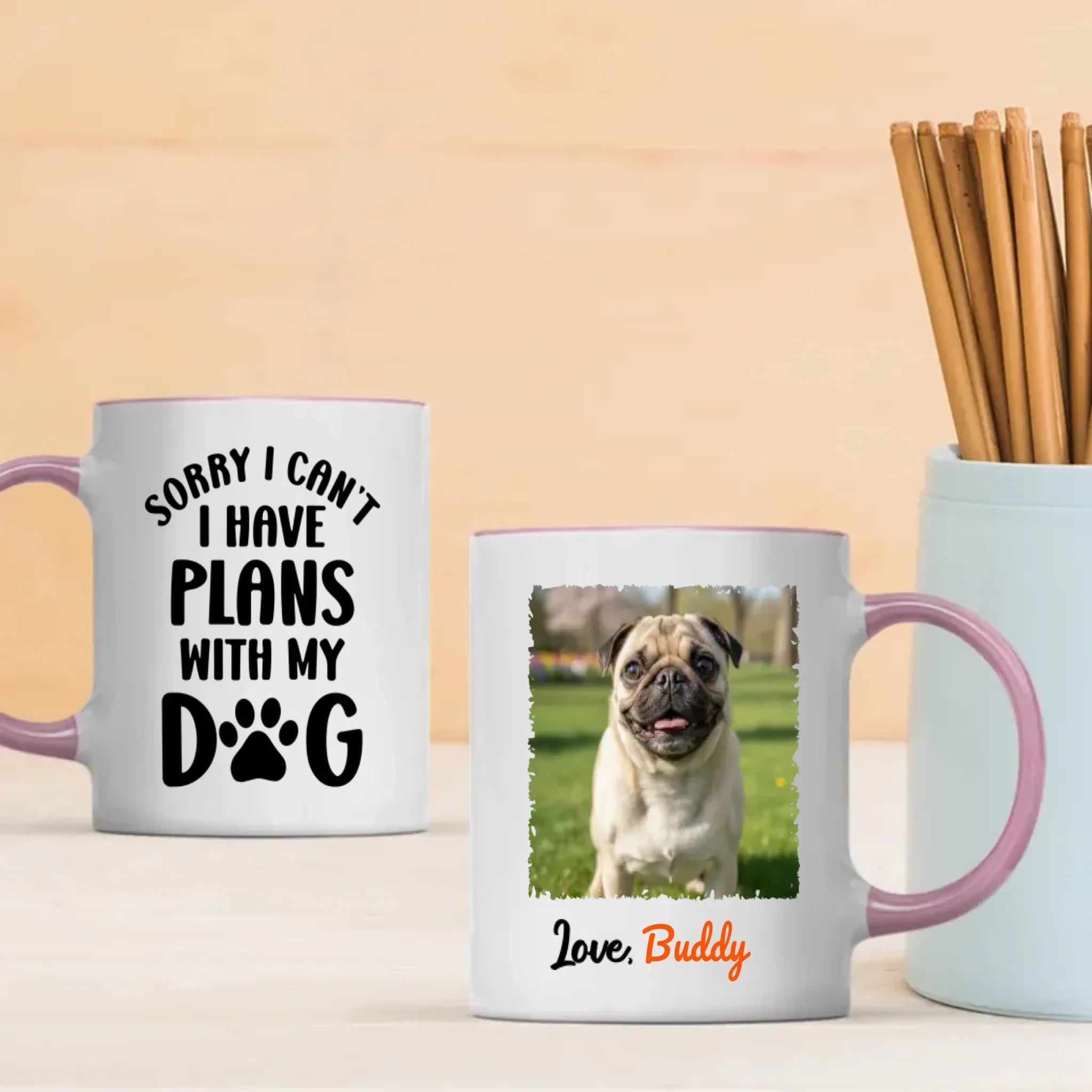 Customized Pug Mug Gift With The Quote 