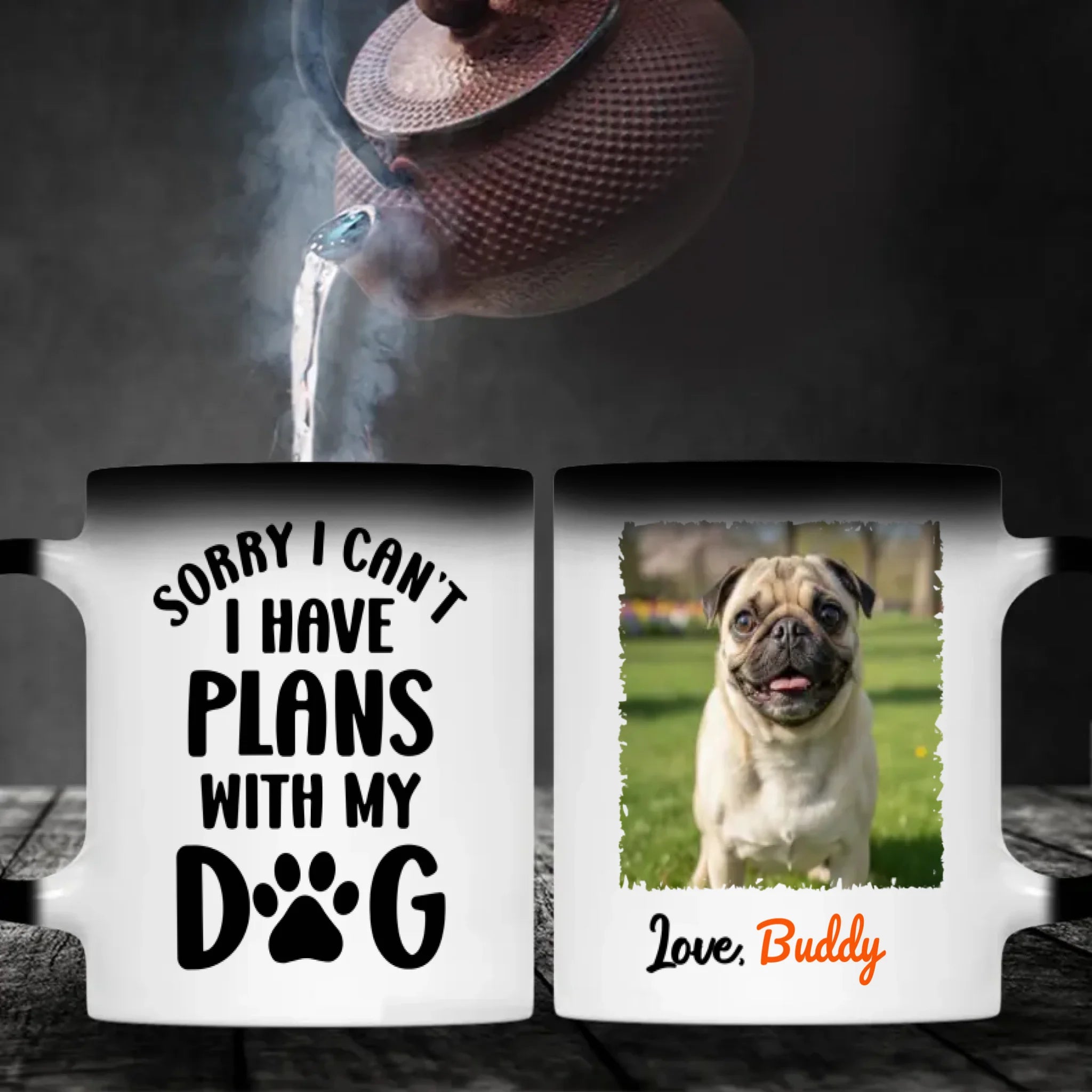 Customized Pug Mug Gift With The Quote 