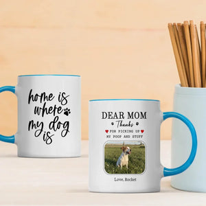 Custom Jack Russell Terrier & Dog Lover Mug With A Cute Photo Frame - 89Prints