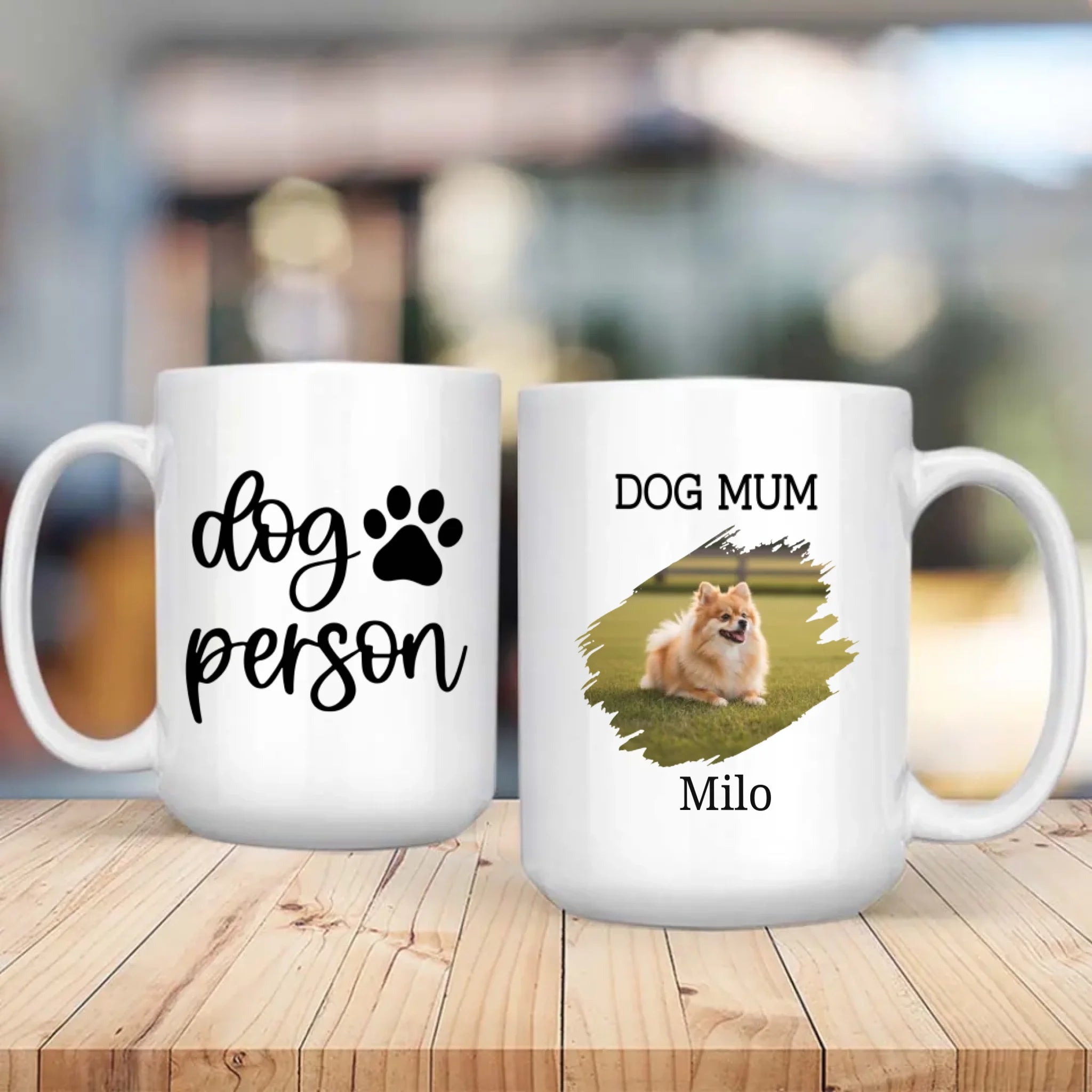 Custom Pomeranian & Dog Lover Mug With A Cute Photo Frame - 89Prints