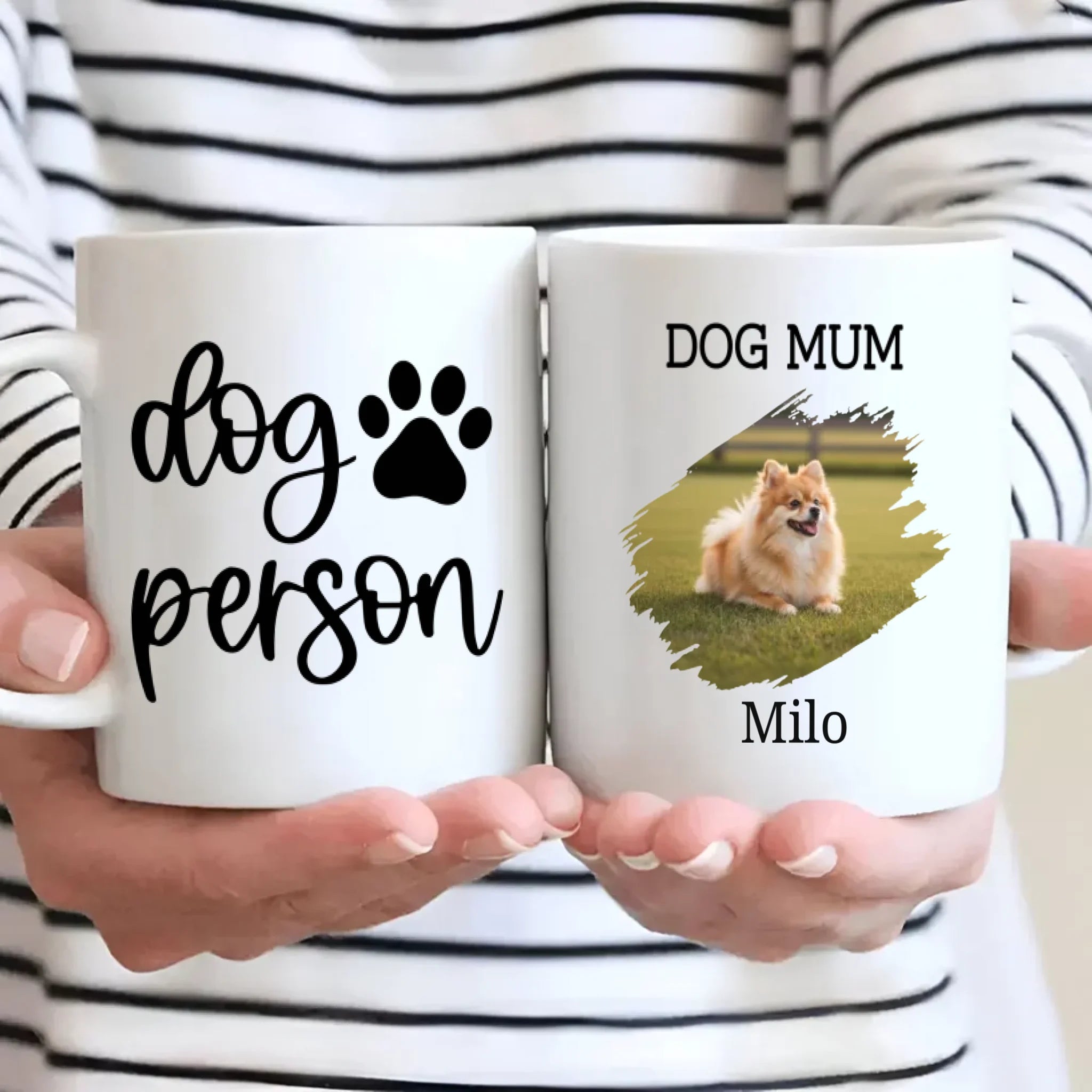 Custom Pomeranian & Dog Lover Mug With A Cute Photo Frame - 89Prints