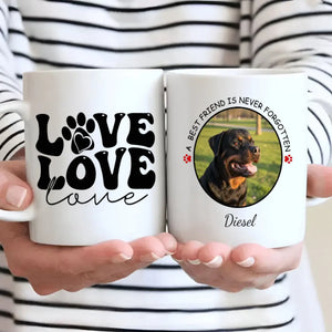 Custom Rottweiler & Dog Lover Mug With A Cute Photo Frame - 89Prints