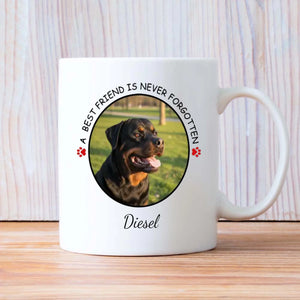 Custom Rottweiler & Dog Lover Mug With A Cute Photo Frame - 89Prints