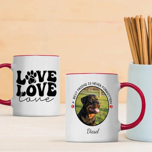 Custom Rottweiler & Dog Lover Mug With A Cute Photo Frame - 89Prints