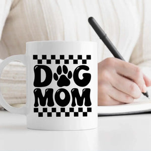 Personalized Newfoundland Photo Mug - Custom Paw Print And Name - 89Prints