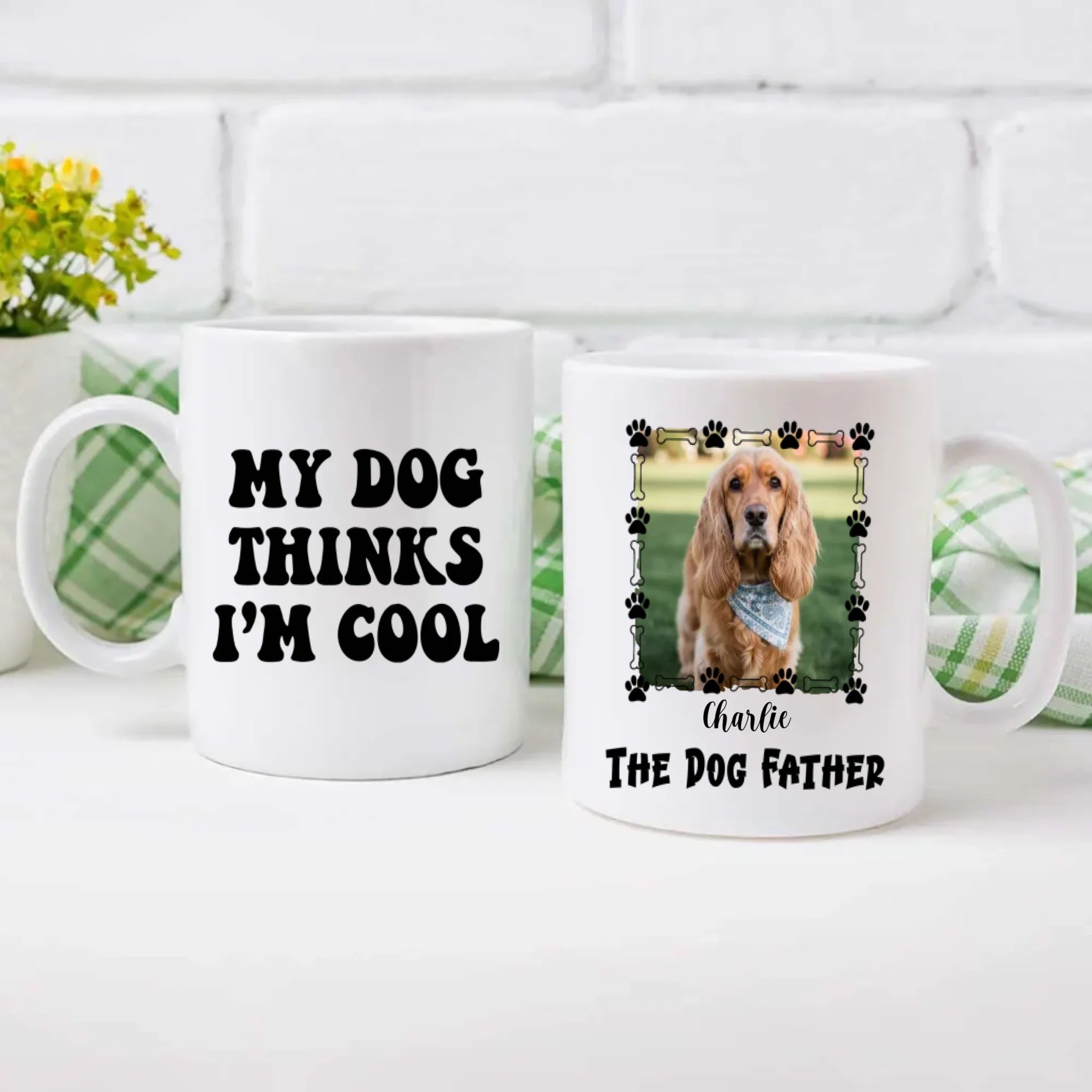 Custom American Cocker Spaniel Mug – The Dog Father Gift - 89Prints