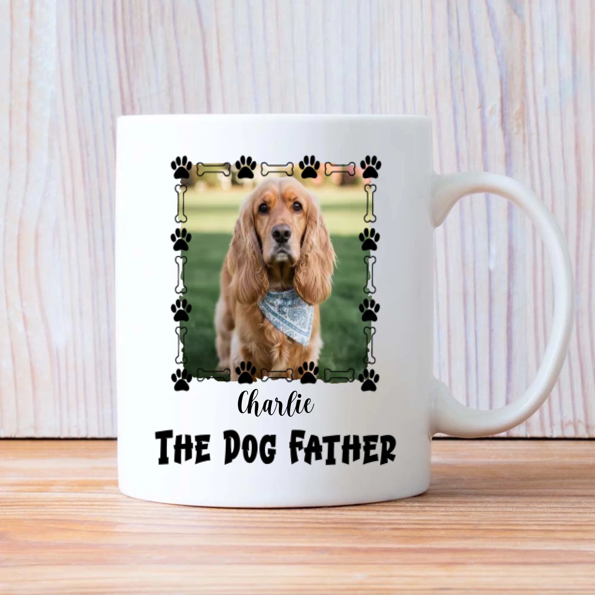 Custom American Cocker Spaniel Mug – The Dog Father Gift - 89Prints