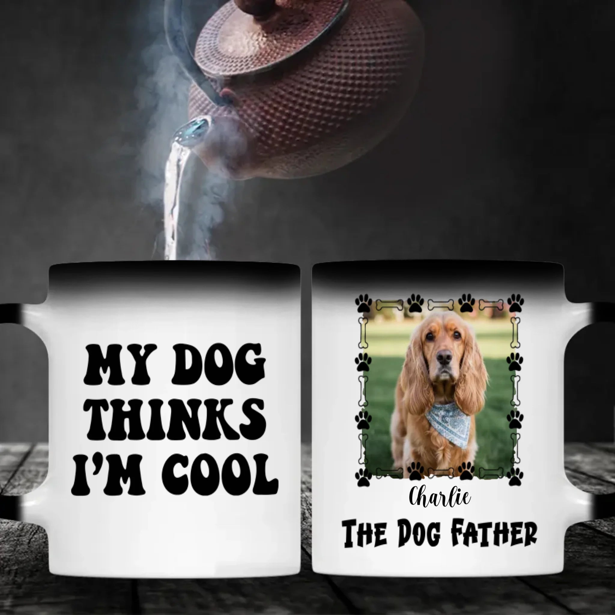 Custom American Cocker Spaniel Mug – The Dog Father Gift - 89Prints