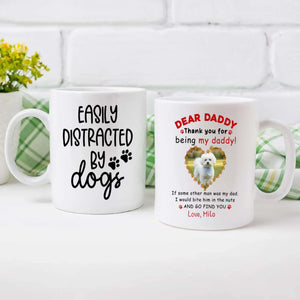 Custom Bichon Frise Mug - Dear Daddy 