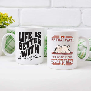 Custom American Cocker Spaniel Mug - Fine, Be That Way - Personalized Dog Clipart Gift - 89Prints