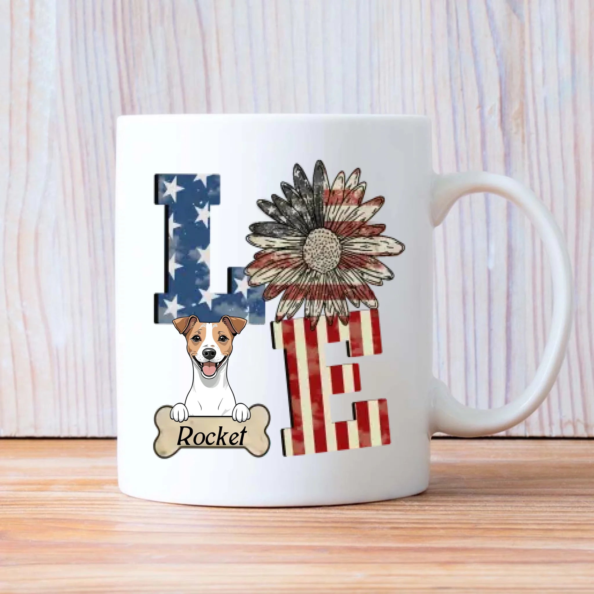 Personalized Jack Russell Terrier Mug - Custom 'Best Dog Mom Ever', Dog Clipart And Name - 89Prints