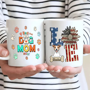 Personalized Jack Russell Terrier Mug - Custom 'Best Dog Mom Ever', Dog Clipart And Name - 89Prints