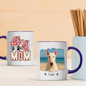 Custom Bull Terrier Dog Mom Mug - Personalized Photo & Name Gift - 89Prints