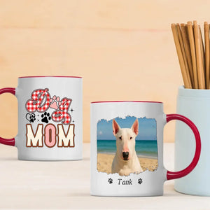 Custom Bull Terrier Dog Mom Mug - Personalized Photo & Name Gift - 89Prints