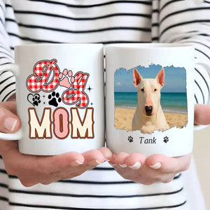 Custom Bull Terrier Dog Mom Mug - Personalized Photo & Name Gift - 89Prints