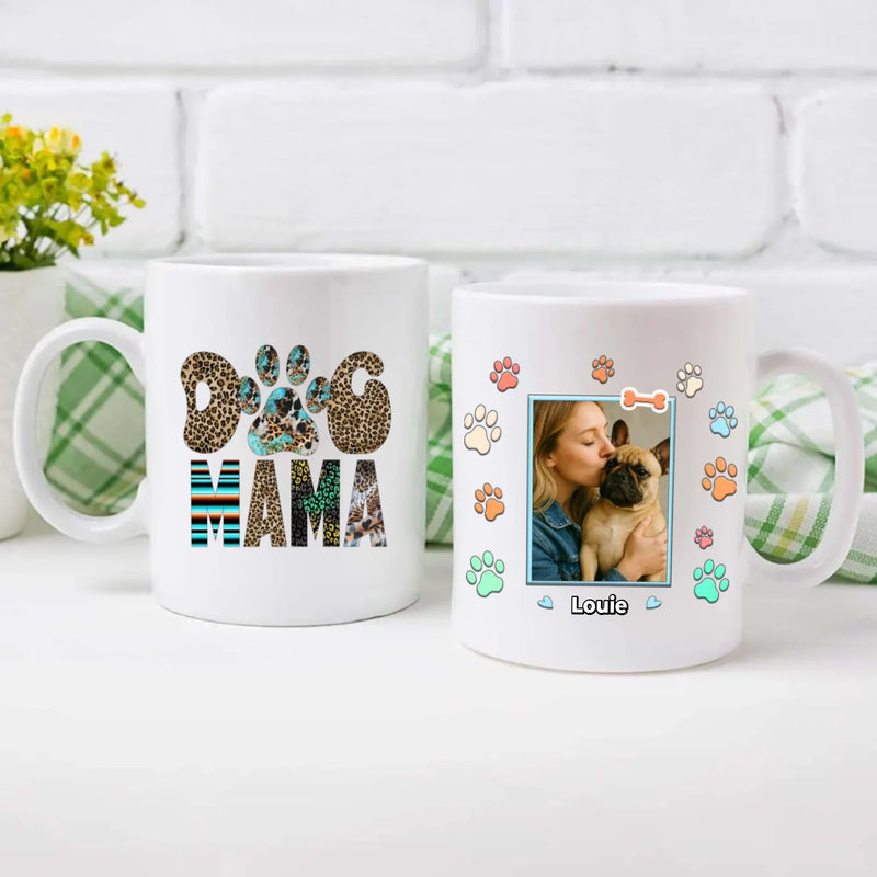 Custom French Bulldog Mug - Personalized Dog Mama Photo & Name Gift - 89Prints