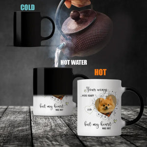 Personalized Pomeranian Memorial Mug - The Quote 'Dog Hair Don't Care' With Custom Your Photo And Dog's Name - 89Prints