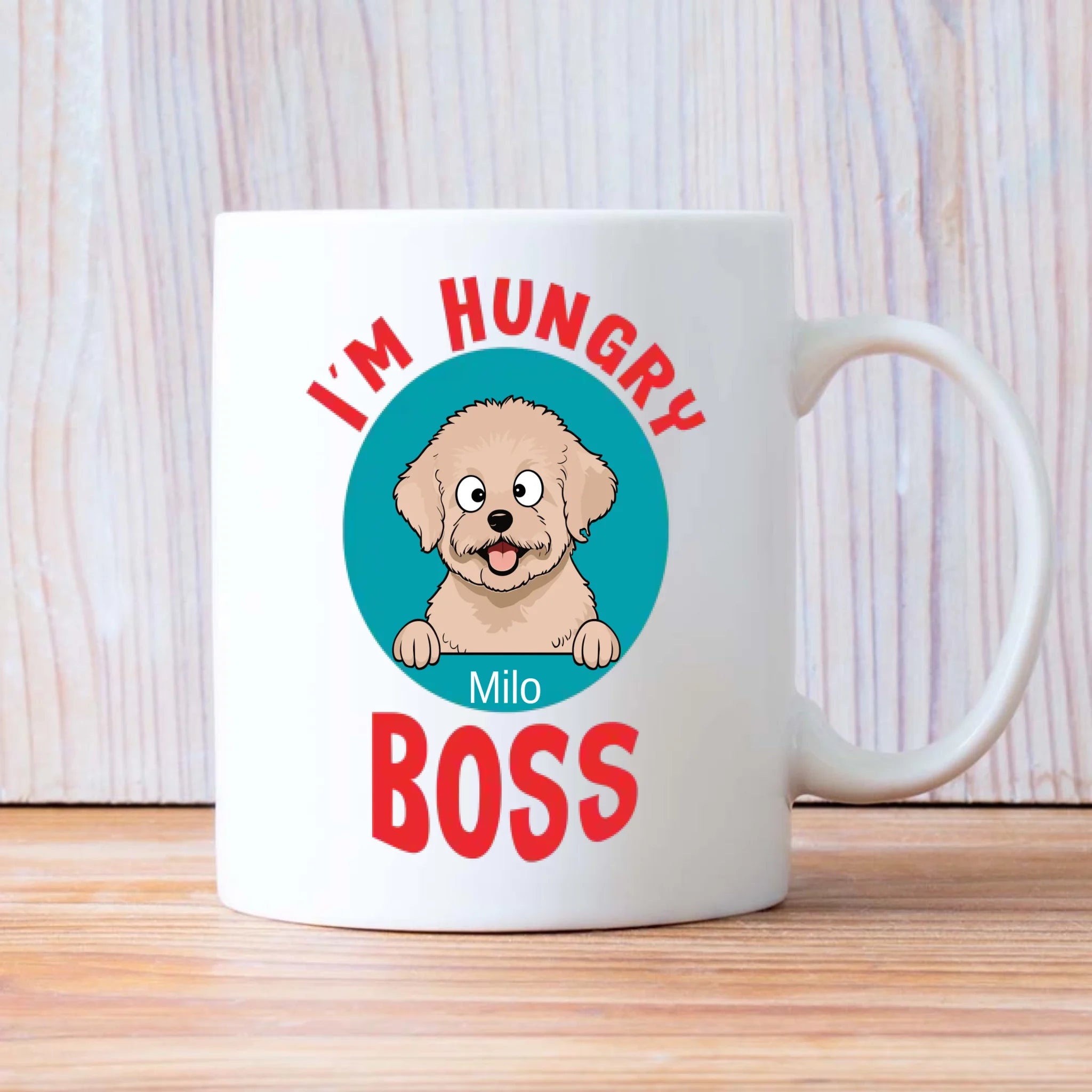 Customized Bichon Frise Mug With Photo For Dog Lovers - Home Is Where My Dog Are - 89Prints