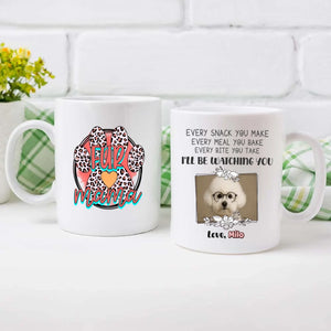Personalized Bichon Frise Mug – I'll Be Watching You With Custom Upload Photo And Name - 89Prints
