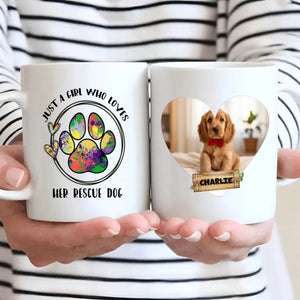 Customized American Cocker Spaniel Mug With Custom Photo & Name -  Just A Girl Who Loves - 89Prints