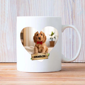 Customized American Cocker Spaniel Mug With Custom Photo & Name -  Just A Girl Who Loves - 89Prints