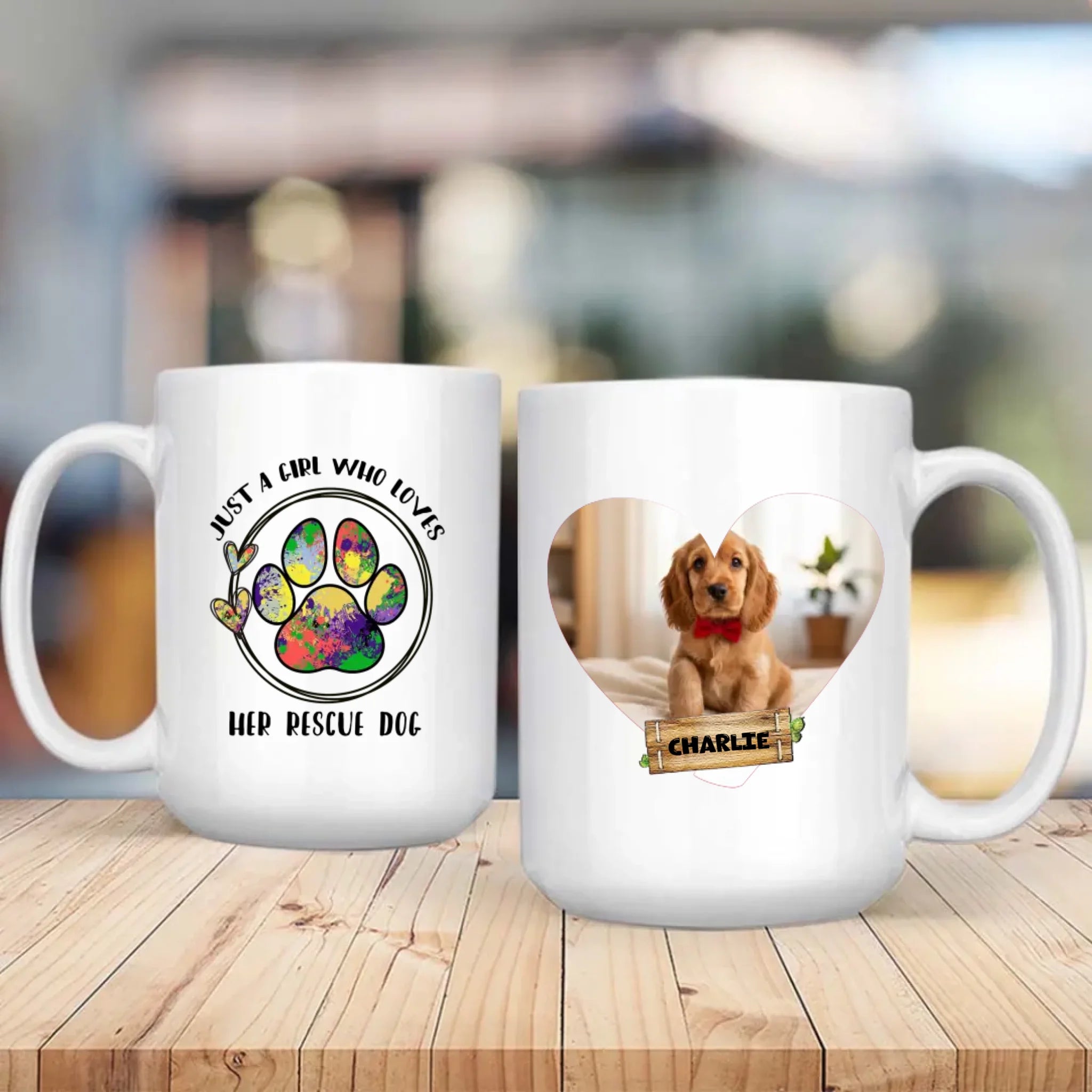 Customized American Cocker Spaniel Mug With Custom Photo & Name -  Just A Girl Who Loves - 89Prints