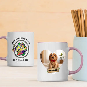 Customized American Cocker Spaniel Mug With Custom Photo & Name -  Just A Girl Who Loves - 89Prints