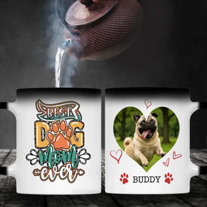 Personalized Pug Mug – Best Dog Mom Ever With Upload a Photo & Name for Personalization - 89Prints