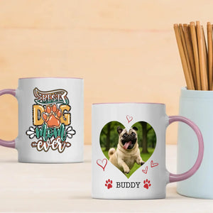 Personalized Pug Mug – Best Dog Mom Ever With Upload a Photo & Name for Personalization - 89Prints