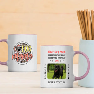 Personalized Newfoundland Mug - Dear Dog Mom - Custom Photo & Name - 89Prints