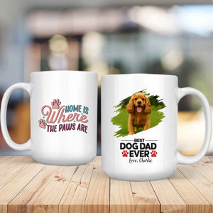 Custom American Cocker Spaniel Mug - Photo & Name Dog Dad Gift - 89Prints