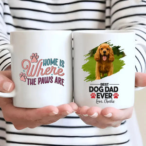 Custom American Cocker Spaniel Mug - Photo & Name Dog Dad Gift - 89Prints