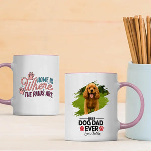 Custom American Cocker Spaniel Mug - Photo & Name Dog Dad Gift - 89Prints
