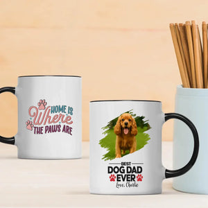 Custom American Cocker Spaniel Mug - Photo & Name Dog Dad Gift - 89Prints