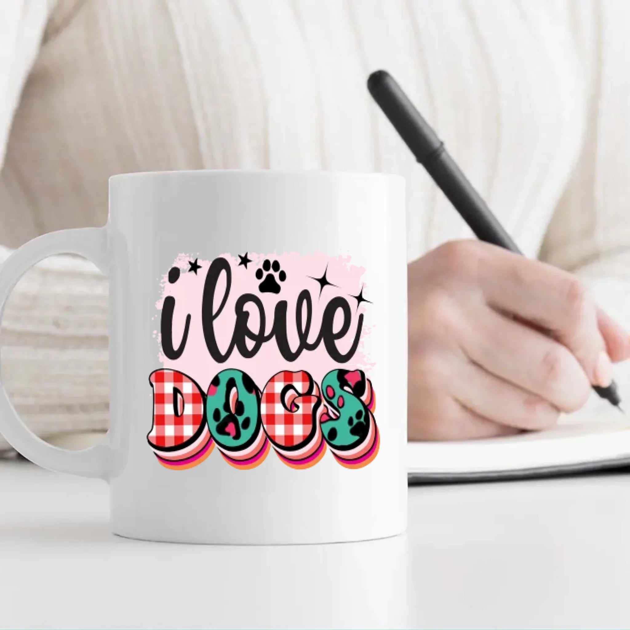 Personalized Newfoundland Mug - Customize Photo And Name Gift - I Love Dogs - 89Prints