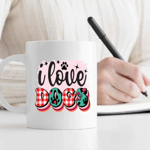 Personalized Newfoundland Mug - Customize Photo And Name Gift - I Love Dogs - 89Prints