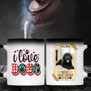 Personalized Newfoundland Mug - Customize Photo And Name Gift - I Love Dogs - 89Prints